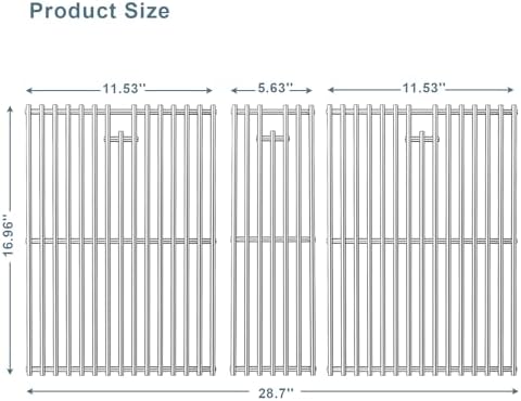 Orgneas Stainless Steel Solid Rod Grill Cooking Grates for Nexgrill - Image 2