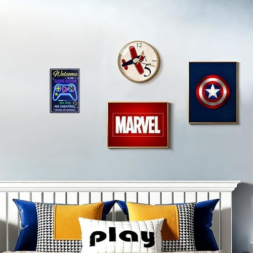 Welcome To The Game Room Metal Sign, Chic Wall Decor - Image 6
