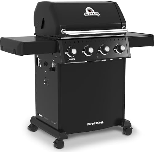 Broil King 865054 Crown 410, Liquid Propane (LP), 4-Burner, Black - Image 3
