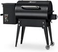 Electric Wood Pellet Grill & Smoker with Foldable Legs, 456 SQ.IN Grill Capacity, 11LB Pellet Hopper, PID Temperature Control 180-425°F, Portable Foldable Design for Backyard Camping Bake and Roast by KingChii