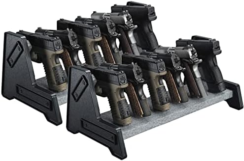 Mind and Action Pistol Rack, Handgun Holder for Safe, Cabinet Organizer, Gun Accessories, Gifts for Men by MindAction