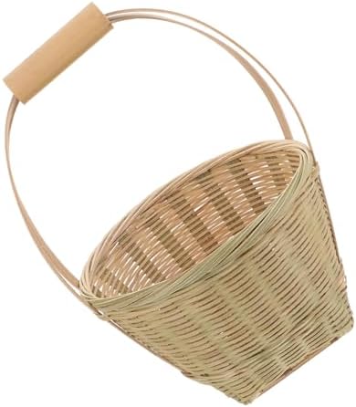 CHILDWEET 2pcs Woven Storage Basket and Snack Holder for Outdoor Picnics Kitchen Organization and Home Decor Versatile and Rustic Design - Image 6