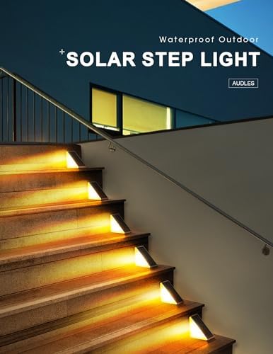 Solar Step Lights Outdoor Waterproof IP67, 3000K Warm Lights -16 Pack - Image 4