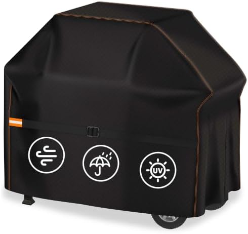 Enzeno Grill Cover for Outdoor Grill Waterproof,52 inch BBQ Gas Cover by Enzeno