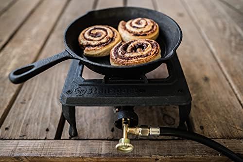 Stansport Pre-Seasoned Cast Iron Skillets - 3 Piece Set - Image 5