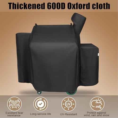 QuliMetal Grill Cover for Green Mountain Daniel Boone Prime WiFi Grills - Image 3