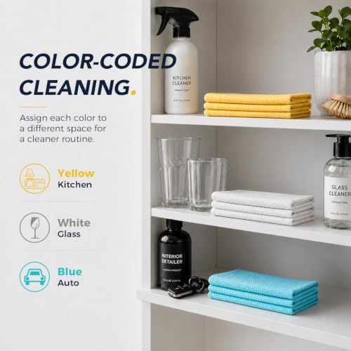 UNIMADE Microfiber Cleaning Cloth, 150 Pack Microfiber Towels for Cars - Image 5