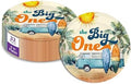 The Big One Surfer First Birthday - 32 Piece Disposable Party Supplies - Decorations for Surfing 1st Birthday Round Party Plates - Large 9" Paper Plates In Bulk by BirthdayGalore