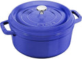 Staub Cast Iron 4-qt Round Dutch Oven - Blueberry by Unknown