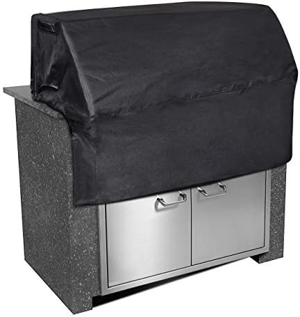 iCOVER Built-in Grill Cover 37 Inch, Heavy Duty Waterproof BBQ Grill Top Covers, Built in Grill Cover for Outdoor Grill, Outdoor Kitchen Barbecue Cover for Bull, Char-Broil, Napoleon, Weber and More by iCOVER