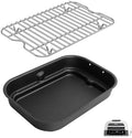 Outspark Grill Roast Rack and Cooking Pot for Ninja Foodi FG551/DG551 Smart XL Indoor Grill Accessories, Air Fryer Rack & Non-Stick Griddle Pan for Ninja Foodi DG651 by Outspark