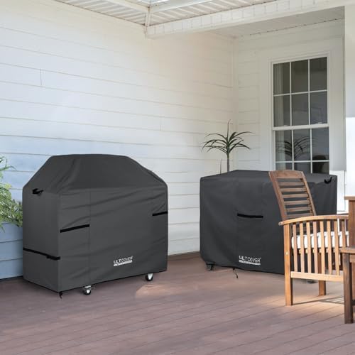 ULTCOVER Waterproof BBQ Grill Cover, 58 inch, Black - Image 7