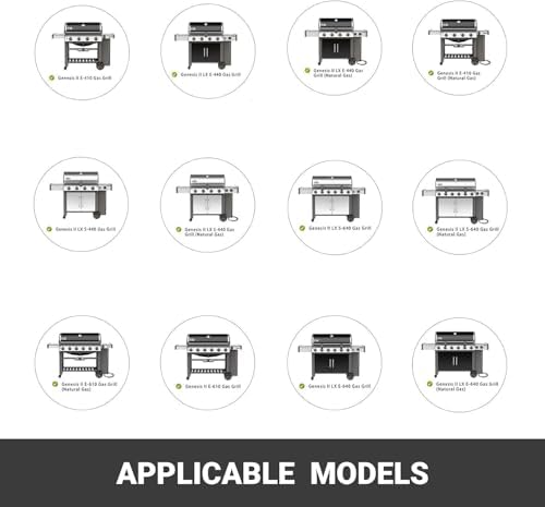onlyfire Stainless Steel Rotisserie Kit for Weber Genesis 4&6 Burner Grills - Image 4
