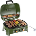 GT2008L Portable 2-Burner Gas Grill Olive Green by GrillsHouse