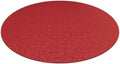 Rhino Hide Embossed Grill Guard Mat - Heat Resistant Outdoor Grill Floor Mat for Patio, Deck & Garage Surface Protection - Round, Red (36" x 36") by RancoIndustriesInc