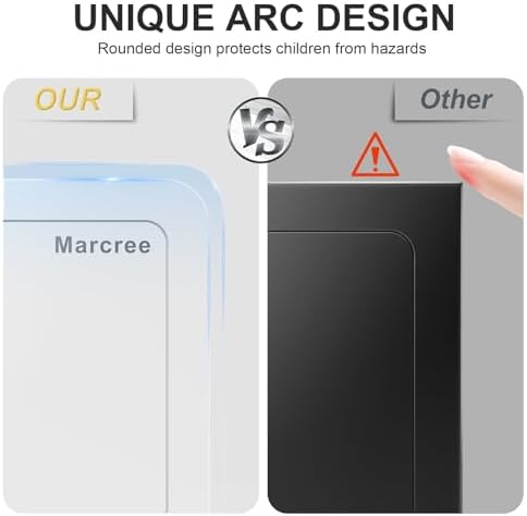 Marcree 0.23 Cubic Safe Box for Kids, Steel Security Safe with Key Lock - Image 3