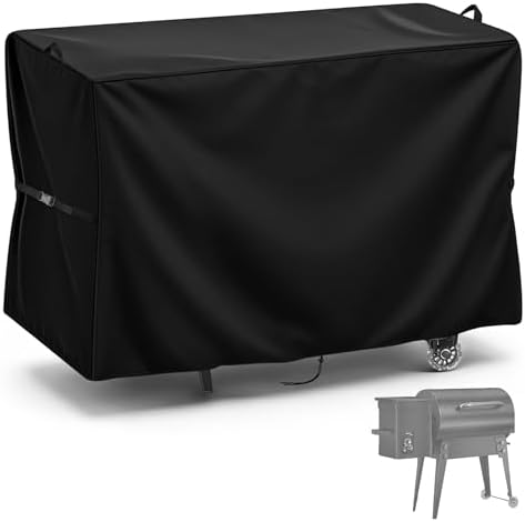 Charcoal Grill Cover for 456 SQ Pellet Grill 39x22x32in by Andacar