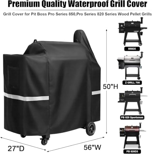 QuliMetal Grill Cover for Pit Boss 850/820/Z Grill 700 Series - Image 2