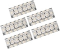 GasSaf Heat Plate Replacement for Select Turbo Grill Parts, 16.5" Briquette Tray for Nexgrill, Turbo Capt'n, STS, Elite, Classic Gas Grills, 5-Pack Stainless Steel BBQ Tray Heat Plate(16 1/2 x 6 1/2) by GasSaf