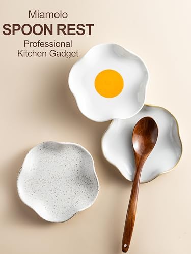 Miamolo Ceramic Spoon Holder for Stove Top, Fits Ladles & Spatulas, No Mess - Image 7