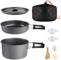 aiGear Camping Cookware with Pot Pan Kettle Cutlery Tableware 1-2 People by aiGear