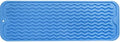MicoYang Silicone Dish Drying Mat for Multiple Usage,Easy clean,Eco-friendly,Heat-resistant Silicone Mat for Kitchen Counter,Sink,Bar,Bottle,or Cup Lichen Blue M 17 inches x 6 inches by MicoYang