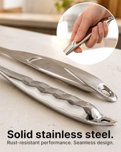 Zulay Kitchen Stainless Steel Soup Ladle - 13” Large Ladle for Soups, Stews & Sauces - Durable, Heat-Resistant, Rust-Proof & Dishwasher Safe Kitchen Utensil with Ergonomic Handle - Image 6