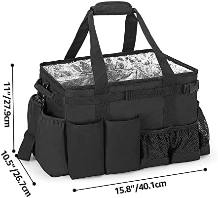 HODRANT Large Grill Utensil Caddy with Paper Towel Holder for Cook Supplies - Image 6