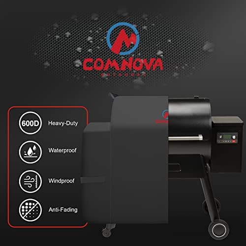 Comnova Grill Cover for Traeger Ironwood 885-600D Wood Pellet Smoker Cover for Traeger Waterproof & Heavy Duty, Premium Pellet BBQ Cover Accessory for Traegers Ironwood 885 Grills - Image 4