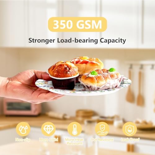 250Pcs Wildflower Bridal Shower Supplies for Engagement Wedding Serves 50 - Image 3