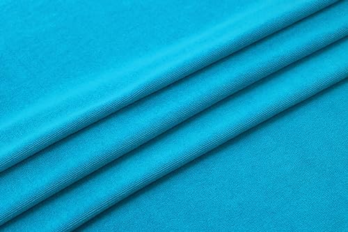 COTTON CRAFT Pool Lounge Chair Cover - 2 Pack - Aqua - Image 7