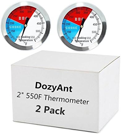 2 Inch BBQ Thermometer Gauge 2 Pack Smoker Temperature Gauge for Grill Pit - Image 3