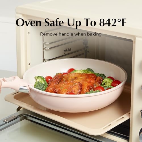 Redchef Pans and Pots Set Nonstick, 16Pcs Ceramic Cookware Set Cooking Set - Image 6