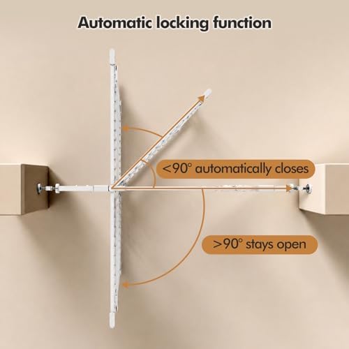 51“ Extra Tall Baby Gate for Cats and Dogs, 31.9-42.5”, White - Image 5