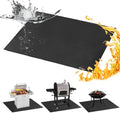 Under Grill Mats for Outdoor Grill - 48x40 Inch BBQ Mat for under Barbecue - Double-Sided Fireproof Patio & Deck Protector Mat - Fire Pit Mat -Oil-Proof Grill Floor Pads - Stove Mat Patio Accessories by Brinman