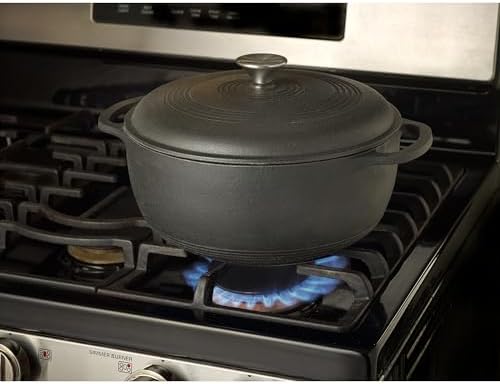 Mercer Culinary Enameled Cast Iron Round Dutch Oven, 6 qt., Matte Black - Image 6