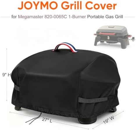 Grill Cover for Megamaster 1-Burner Portable Gas Grill 820-0065C - Image 2
