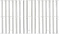 Cooking Grates for Pit Boss 1000 1100 Series Austin XL Parts Grill Grid for Traeger 34 Series Grilling Rack Wood Pellet Smoker Sportsman Replacement Stainless Steel Pitboss Accessory by Unidanho