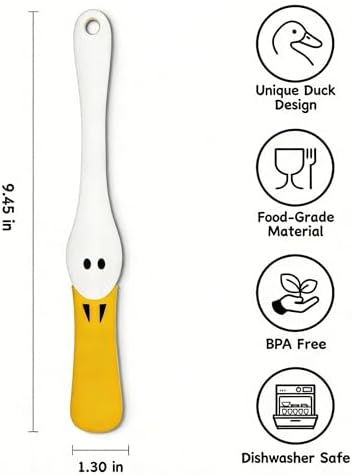 2 PCS Duck Jar Spatula Cute Kitchen Accessories Jar Scraper Baking Gifts - Image 2