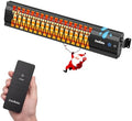 Danluke 1500W Electric Patio Heater, Wall Mounted Outdoor Heater with Remote & Touch Control, Carbon Fiber Heating for Patio, Garage, Deck, Gazebo, Backyard, Black by Danluke