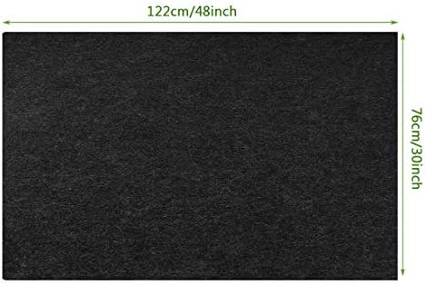 Besimple Fireproof Fireplace Hearth Rug Non Slip Protection Mat Flame Resistant Pad for Fireplace,Stove Protection - Image 2