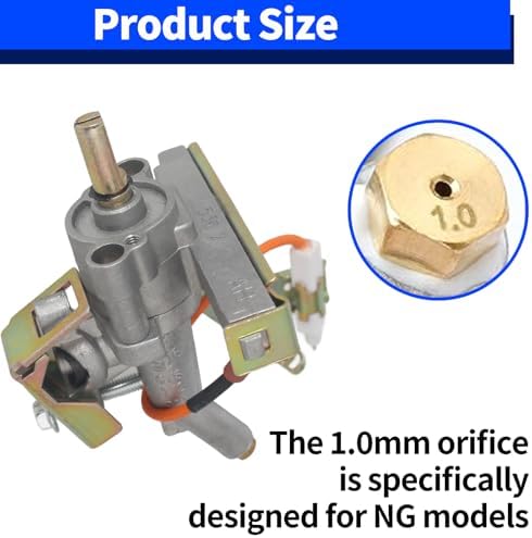 1.0mm Gas Grill Main Burner Control Valve & Igniter Assembly, Replacement for Bull Angus/Brahma/Lion, Summerset Sizzler Series, BBQ Island, Blaze NG Grills, Replaces OEM Part #16524 - Image 4
