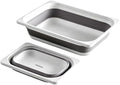 Collapsible Square Wash Basin, Portable Foldable Tub as RV Sink Ice Bucket Dishpan, Multipurpose Storage Basket for Camping BBQ Garage Garden Home Cleaning by Unknown