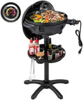 1200W Electric Grill Outdoor, Portable Removable Stand BBQ Grill by BUYNOW