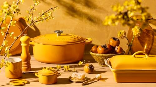 Le Creuset Enameled Cast Iron Round Dutch Oven, 7.25 qt., Nectar - Image 5