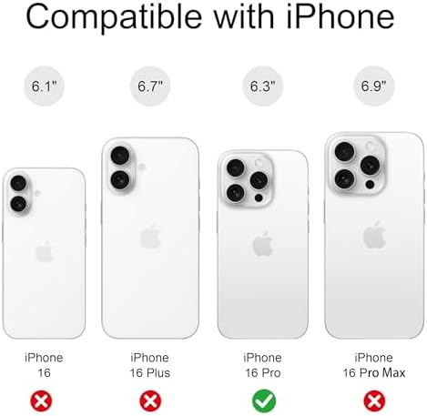 for iPhone 16 Pro Case, Magnetic Matte Frosted Dual-Layer Striped Phone Case for Women, Retro Aesthetic Cover Compatible with Mag Safe Accessories - Cocoa Stripe - Image 3