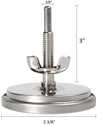 GasSaf BBQ Charcoal Grill Smoker Temperature Gauge Pit Thermometer Dial, 2-3/8 Inch Dial and 3 Inch Stem, High Temperature Range - 50F to 800F - Image 2