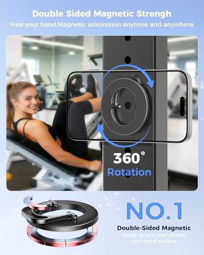 SUPERONE Two-Sided Magnetic Phone Ring Grip for MagSafe Adjustable Holder - Image 2