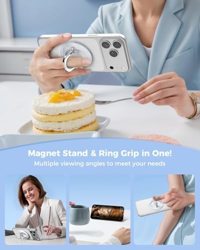 SUPERONE MagSafe Phone Grip, Magnetic Phone Ring Holder & Adjustable Stand - Image 5