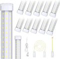 8FT 12 Pack LED Shop Light 120W 19200LM 5000K Garage Lighting by fmwkrjLightYourSpace